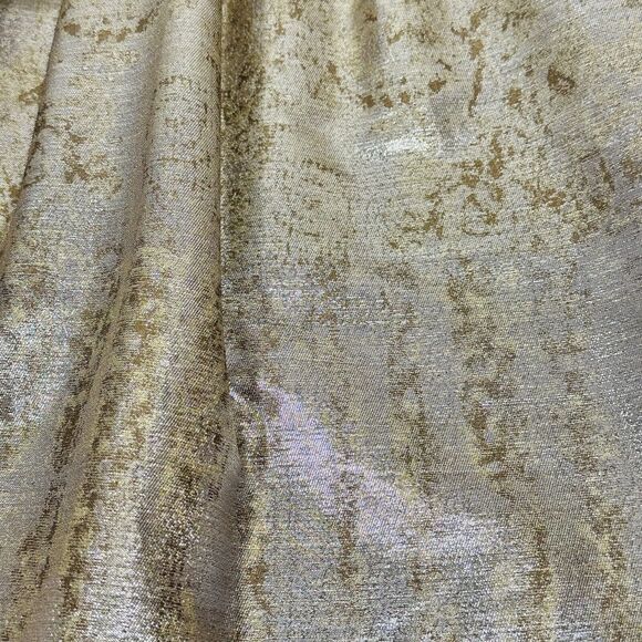 ETRO 42 US/6 Metallic Gold Jacquard Sleeveless Mini Dress Wool Silk NWT $1,560 - Picture 3 of 9